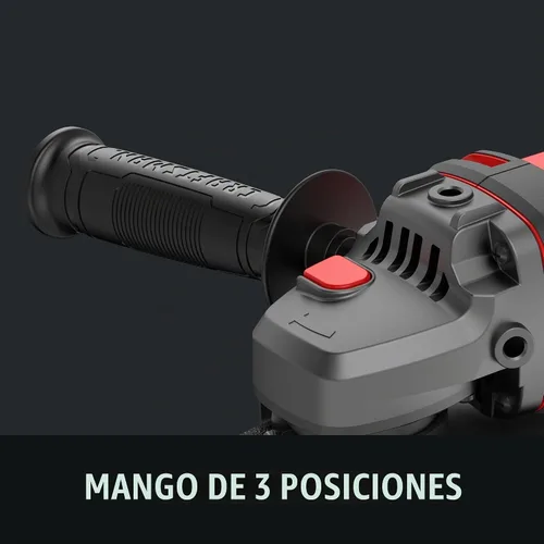 Vista 3 de CRAFTSMAN V20 Kit de herramientas de amoladora angular inalámbrica, 4-1/2 pulgadas, batería y cargador incluidos (CMCG400M1)