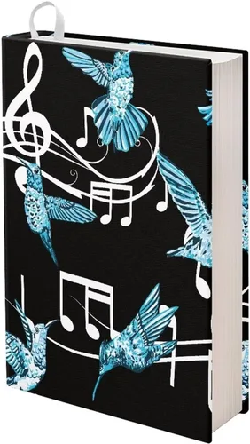 Vista 23 de Cozeyat Fundas de libro a prueba de polvo para amantes de los libros, protector de libro de texto con cinta de 9 x 11 pulgadas, fundas de libro