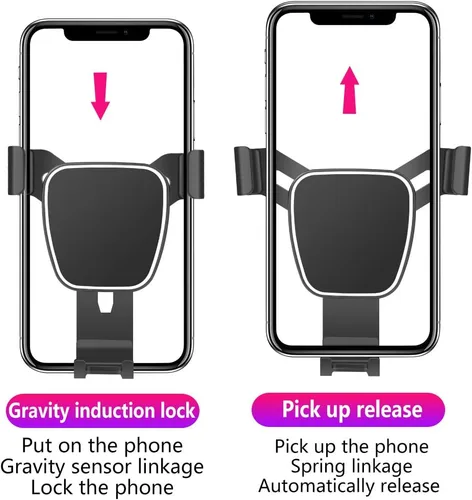 Vista 4 de Soporte de teléfono de coche para Ford F-150 F150 Truck 2021-2025【No compatible con King Ranch 2024-2025, Raptor】 Accesorios de automóvil, soporte