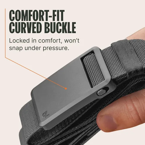 Vista 4 de Groove Life Groove Belt Ultra – Cinturón de golf para hombre, elástico, hebilla magnética, ajustable, cómodo, para golf Abyss Navy