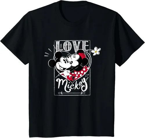 Vista 68 de Disney Mickey & Minnie Mouse Love Mickey - Camiseta para el día de San Valentín