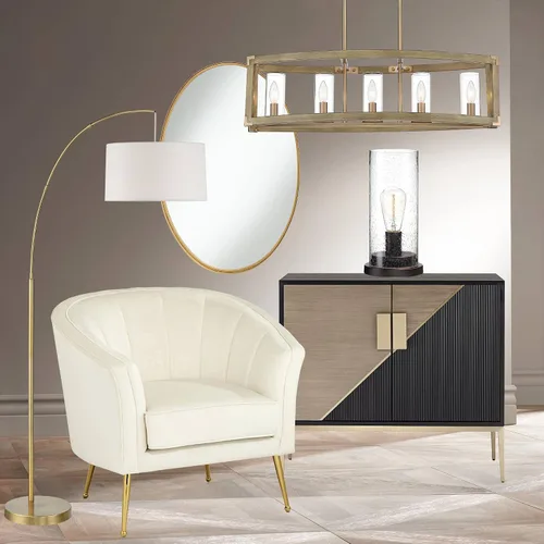 Vista 6 de 360 Lighting Libby - Lámpara de mesa de 12 pulgadas de alto LED de bronce con semilla de vidrio sembrado, pantalla cilíndrica para dormitorio, casa