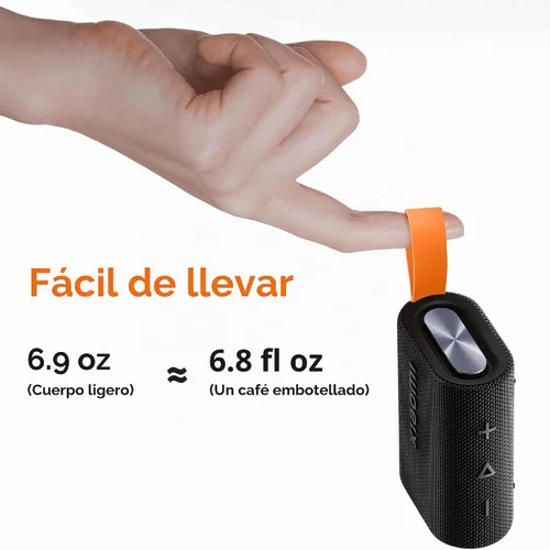 Vista 6 de Xiaomi Altavoz Bluetooth portátil, estéreo inalámbrico verdadero, Bluetooth 5.4, IP70 impermeable, reproducción de larga duración (5, vatios)