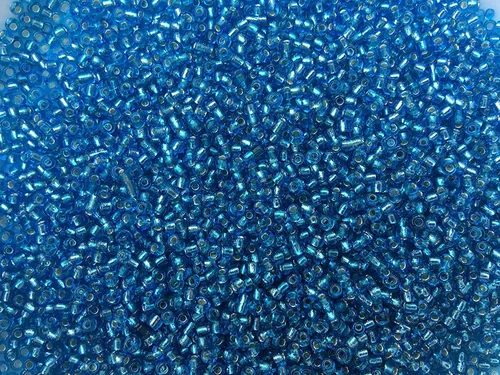 Vista 7 de Tamaño de las cuentas de semillas: 11/0 50 gr / 1.76 oz (ámbar plateado forrado)