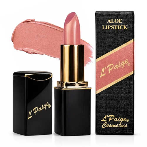 Vista 9 de L'Paige L02 - GRAPE ICE Designer Lipstick Base de aloe vera, de larga duración, hidratante Morado claro con acabado helado iridiscente