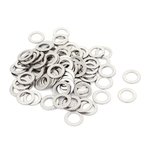 Vista 11 de uxcell Arandela plana sellada de acero inoxidable M1.0.236 x 0.012 in para tornillo de perno 100Pcs
