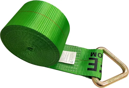 Vista 21 de Mega Cargo Control 1 paquete de correas de cabrestante de anillo en D de 3 pulgadas x 30 pies, amarres negros resistentes para control de carga