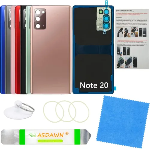 Vista 51 de Para Galaxy Note 8 SM-N950 All Carriers Reemplazo de cristal del panel Cinta preinstalada + lente de cámara preinstalada + kit de herramientas