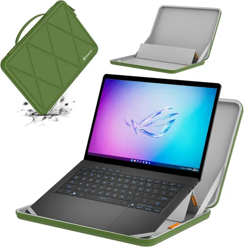 Vista 18 de Smatree MS75T Hard EVA Case with Stand for 15.3 inch Lenovo Yoga Slim 7i MS - Negro