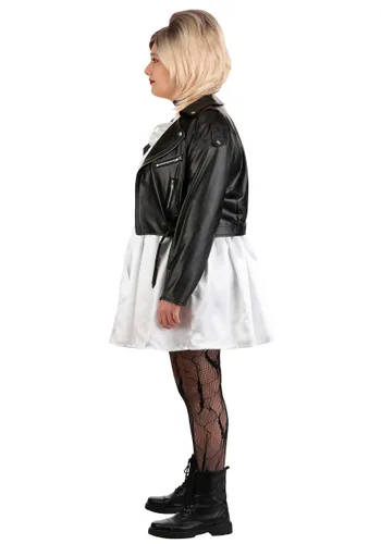 Vista 3 de Disfraz de Novia Brutal Talla Plus para Mujer Multicolor