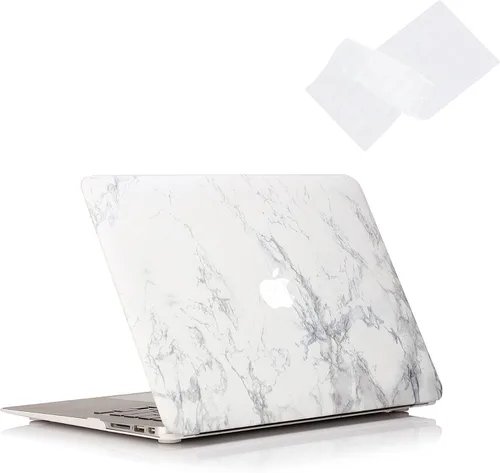 Vista 9 de RUBAN Funda compatible con MacBook Air de 13 pulgadas (modelos: A1369 y A1466, versión anterior 2010-2017), cubierta protectora delgada a presión