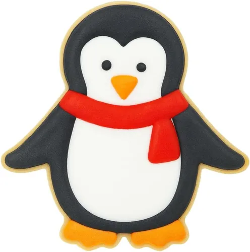 Vista 5 de Cortador de galletas de pingüino con diseño fácil de empujar