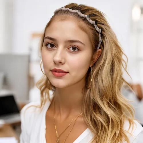Vista 4 de Auseibeely 6 diademas en zigzag para mujer, diadema ondulada antideslizante con dientes, diadema de plástico en forma de U para niñas, adolescentes
