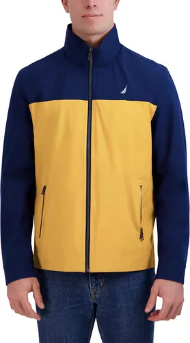 Vista 5 de Nautica - Chaqueta bomber de golf para hombre, ligera, con cremallera completa, cortavientos, atlética, para exterior Ártico Ártico