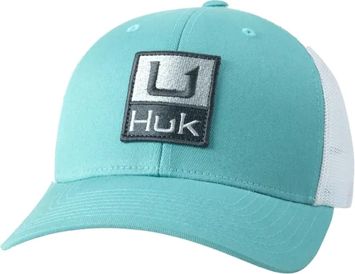 Vista 35 de HUK - Gorra de camionero de malla para hombre con cierre a presión Gorra de pesca antirreflectante