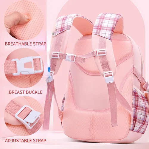 Vista 5 de Vivixilan Azul, Rosado, Mochilas de mochila