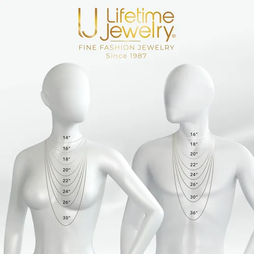 Vista 6 de LIFETIME JEWELRY 1mm Rope Chain for Men & Women Diamond Cut 14 to 30 Inch Black Gunmetal Stainless Steel