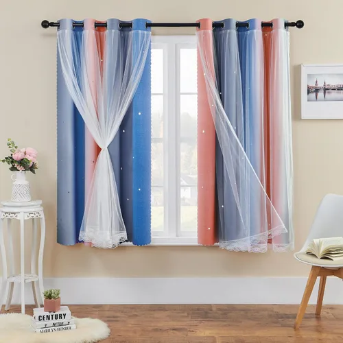 Vista 89 de XiDi - Cortinas para decoración de dormitorio Beige34/54/1