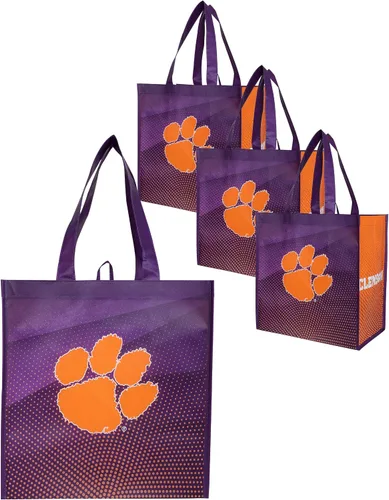 Vista 7 de FOCO Bolsas de compras reutilizables con logotipo del equipo de la NCAA