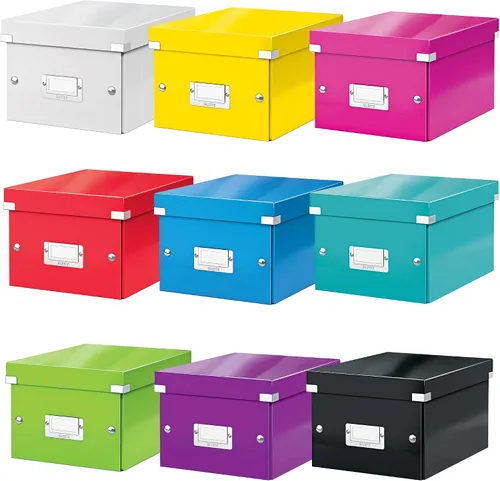 Vista 5 de Leitz 60430054 Caja de almacenamiento A5, rango de clic y tienda, pequeña, verde