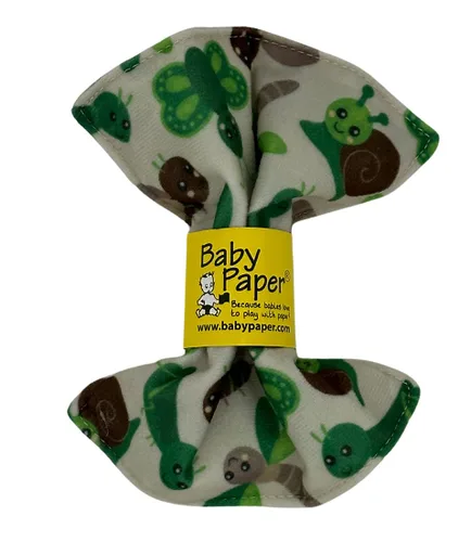 Vista 10 de Baby Paper Juguete sensorial arrugado y mordedor, estampado de flechas, regalo lavable Arrows