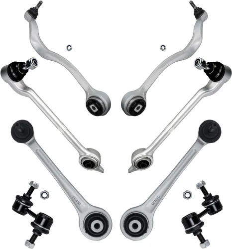 Vista 294 de Detroit Axle - Kit de brazos de control de extremo de 8 piezas para Toyota 2001-2003 Highlander 2002-2003 Camry Lexus ES300, 2 conjuntos de brazos
