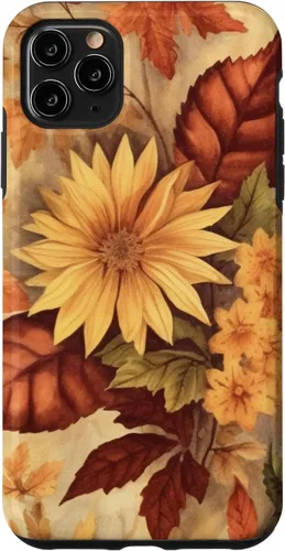 Vista 13 de Autumn Foliage Fall Leaves Girl Women Kids Fall Case for iPhone 17