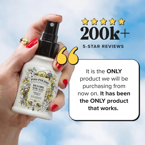 Vista 3 de Poo-Pourri Before-You-Go - Aerosol para inodoro, cítricos originales
