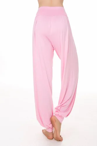 Vista 12 de Pantalones de algodón para mujer, elásticos, suaves, para yoga, deportes