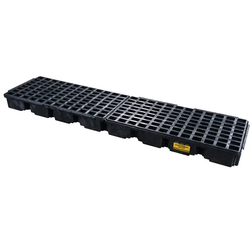 Vista 23 de Eagle Plataforma modular para derrames de un tambor, 26.25"x26"x6.5", sumidero de 15 galones, bandeja de contención de capacidad de carga de 2,000