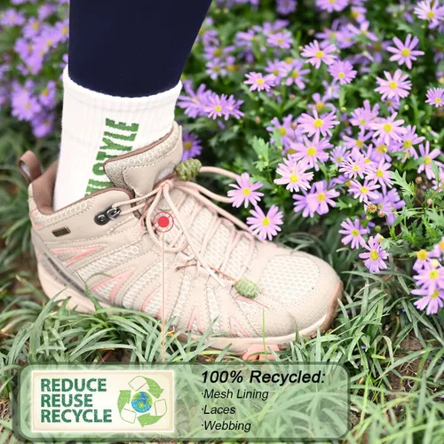 Vista 5 de ROCKROOSTER Bedrock - Botas de senderismo impermeables para mujer, transpirables, para exteriores, (OT21066)