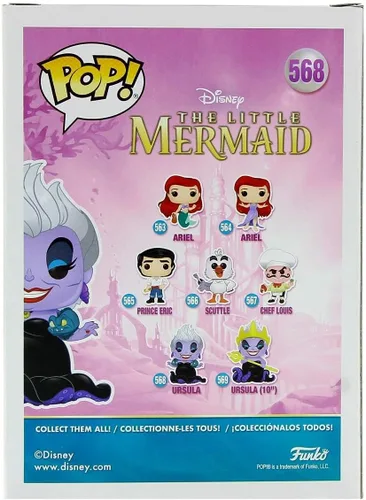 Vista 3 de Funko Disney: Sirenita - Úrsula con anguilas, multicolor, estándar