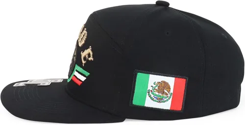 Vista 4 de Trendy Apparel Shop Gorra Snapback bordada del orgullo de México 3D