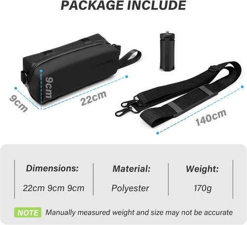 Vista 2 de Bolsa de transporte para DJI Osmo Pocket 4 3, bolsa de almacenamiento portátil para DJI Osmo Pocket 4 3 Creator Combo Accesorios, Funda protectora