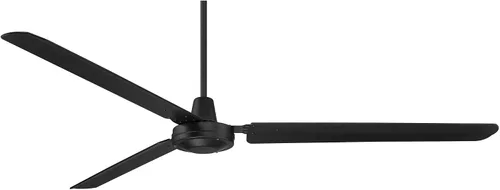 Vista 2 de Ventilador de 72 pulgadas Velocity negro mate húmedo moderno para interiores y exteriores con control de pared