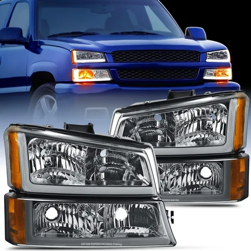 Vista 28 de Faros delanteros Nilight Silverado 2003-2006