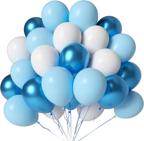 Vista 14 de Globos rojos y negros, paquete de 100 unidades, 12 pulgadas A1-rojo negro