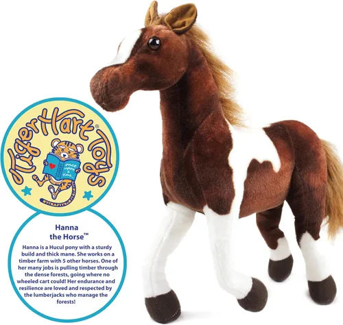 Vista 4 de TigerHart Hanna The Horse - Peluche de 16 pulgadas