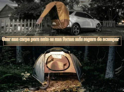 Vista 6 de Tienda de Campamento HASIKA para 2 Personas, Protección Solar, Protección de Privacidad, Fácil de Instalar en 120 Segundos, Impermeable 3000MM, UPF