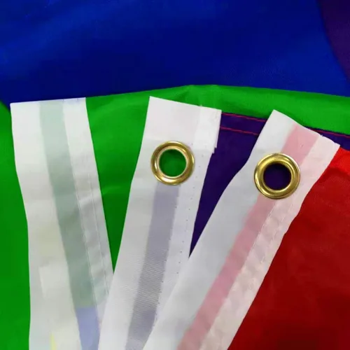 Vista 5 de ANJOR Bandera del orgullo gay - Banderas de arco iris de 4 x 6 pies