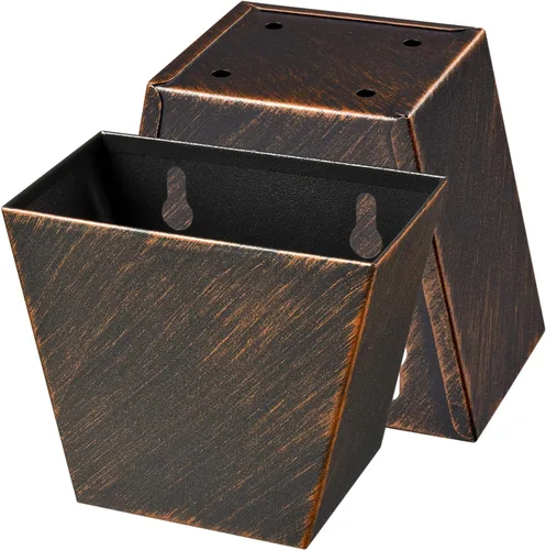 Vista 17 de Colector de tapa de cerveza de bronce antiguo Cubo de tapa de botella montado en la pared Cubo de drenaje al aire libre inoxidable estrecho Bronce