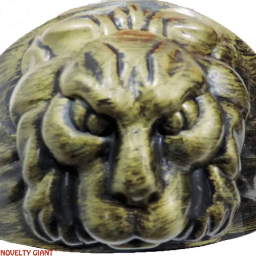 Vista 5 de NOVELTY GIANT WWW.NOVELTYGIANT.COM Roman Trojan Warrior Spartan Soldier Plastic Costume Helmet wRed Feather Crest