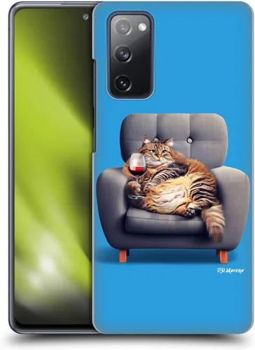 Vista 8 de Head Case Designs P.D. Moreno Cat WC Furry Fun Artwork - Carcasa rígida con licencia oficial compatible con Samsung Galaxy S20 FE / 5G WC para gatos