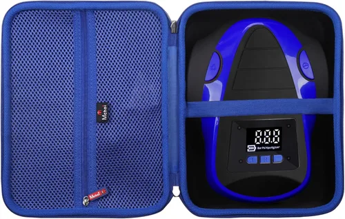 Vista 10 de Mchoi Estuche de transporte rígido adecuado para compresor de aire de inflador de neumáticos TEROMAS, bomba de aire portátil de CC/CA