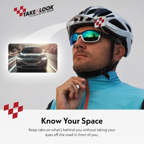 Vista 3 de Bike Peddler "Take A Look" espejo ocular de ciclismo