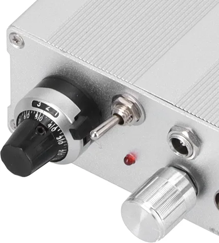 Vista 5 de Receptor de radio de aviación 118-136MHZ Receptor de frecuencia VHF industrial Airband US Plug 100‑240V