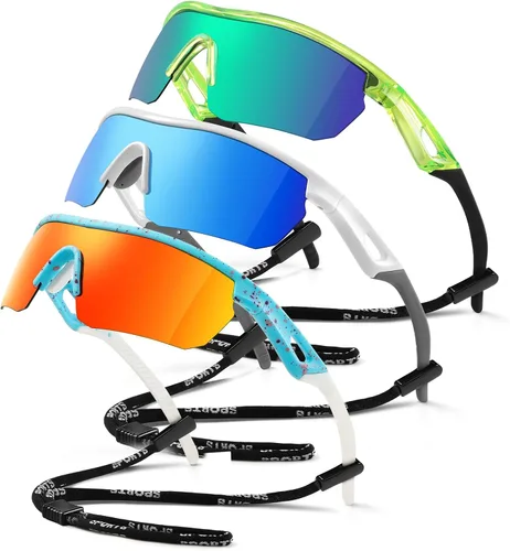 Vista 25 de Kids Sunglasses Youth Baseball Sunglasses for Boys Girls 3-12 Polarized Softball Sports Goggles UV Protection