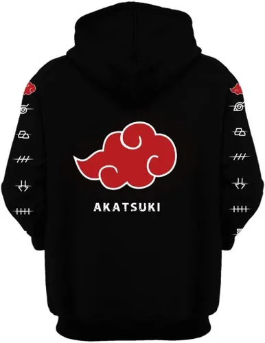 Vista 2 de Unisex Anime Hoodie Pullover Hoodies Sweatshirt with Pockets for Men and Women