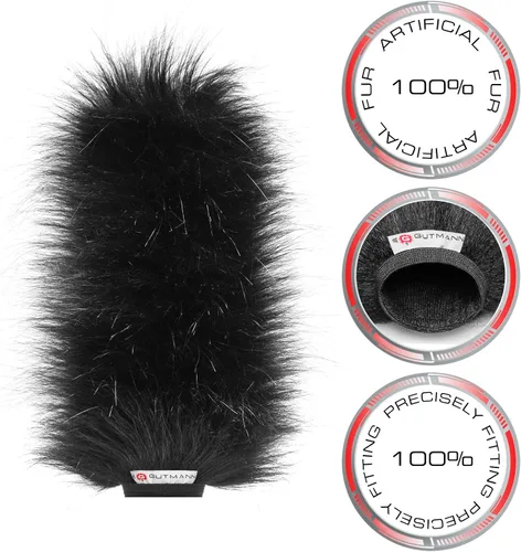 Vista 4 de Gutmann Parabrisas de piel con micrófono para Sennheiser MKH 415 / MKH 415T / MKH 416 Fabricado en Alemania