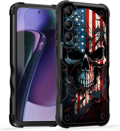 Vista 361 de Funda para Galaxy A14 5G, [Doble Capa][Protección contra Caídas de Grado Militar de 10 Pies] [Antideslizante] Funda Resistente a Prueba de Golpes